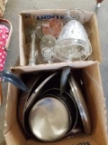 Pots and pans, glassware