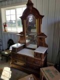 Nice Victorian dresser with marble tops