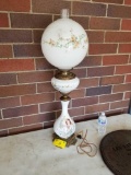 Early piano lamp, approx. 3 ft tall