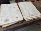 Early newspaper clipping book