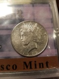 1922 Peace silver dollar