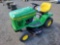 John Deere STX 38 with multcher