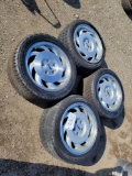 (4) corvette rims and tires