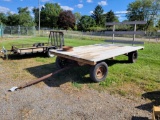 Hay wagon with Allis Chalmers gear