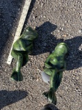 Frog statues