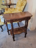 Small wall foyer table