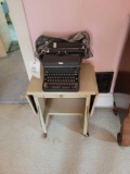 Royal typewriter with stand