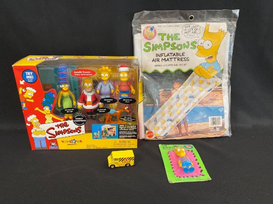 The Simpsons Figures, Pool Raft, Box Truck