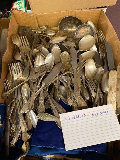 Silver plate flatware