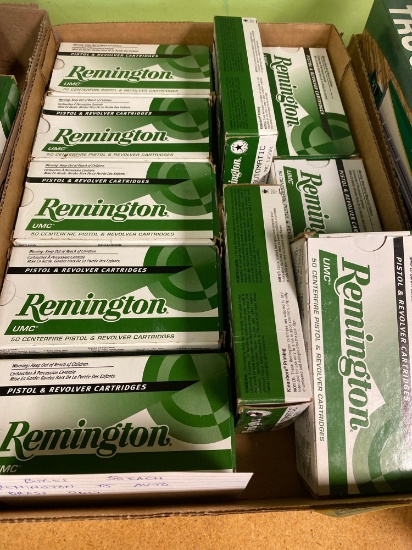 10 boxes 50 each Remington 45 auto brass only