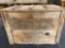 Glidden company Cleveland Ohio old wooden crate box
