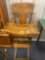 Old wooden high chair