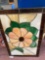 Stainglass flower wall hanging