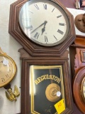 Large old regulator clock