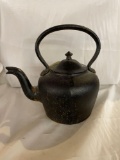 Cast iron tea kettle