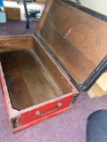 Antique wooden tool chest buddy L number 4 circa 1927