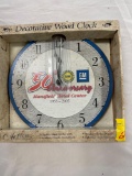 GM 50th anniversary decorative wood clock