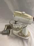 KitchenAid stand vintage mixer with grinder attachment