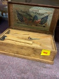 Boys tool chest in wooden box