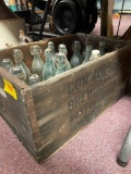 Commercial brewing Company, Boston, wooden crate and bottles