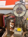 Antique pumper, grape design clock