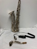 Saxophone in case