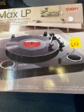 Max lp conversion turntable with stereo speakers