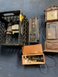 Clock, radio, microscope, binoculars, and more