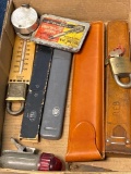 Locks, thermometers, measuring sticks