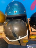 2 vintage helmets
