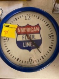 American flyer working clock