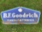 B.F. Goodrich tires and batteries sign