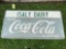 Isaly dairy Coca Cola sign - 7x3 ft