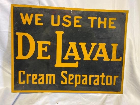 De Laval cream separator sign