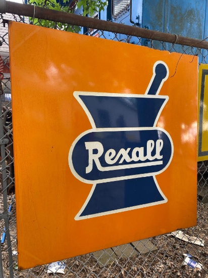 Rexall porcelain sign