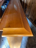 Oak bar with foot rest