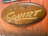 Squirt sign - 40 inches long