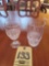 13 water glasses, 11 wine glasses