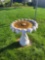 Concrete 2-piece bird bath