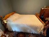 Antique crocheted bed spread