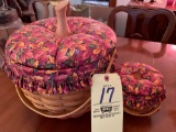 2 1997 fall themed Longaberger baskets