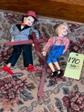 2 marionette puppets