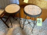 Pair of parlor stools