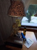 Tiger themed composite lamp