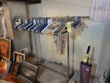 Cast frame garment rack