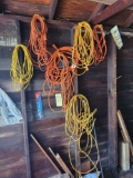 Group of assorted extension cords