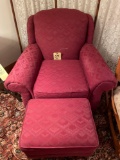 Pennsylvania House upholstered chair and ottoman