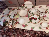 Franciscan china set, service for 12 plus serving pieces and extras, 3 boxes full