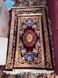 Pair of oriental rugs, 58 x 36 and 48 x 24