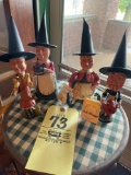 Poli Woggs Witch Figurines